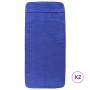 Strandtücher 2 Stück Klein blauer Stoff 400 g/m² 75x200 cm von vidaXL, Strandtücher - Ref: Foro24-362678, Preis: 47,21 €, Rab...