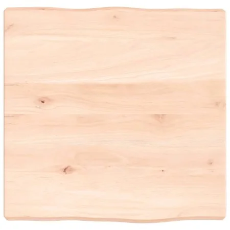 Massivholztischplatte mit natürlicher Kante 40x40x(2-4) cm von vidaXL, Tischplatten - Ref: Foro24-363861, Preis: 30,20 €, Rab...