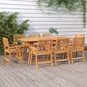 Mesa de jardín madera maciza de acacia 200x90x75 cm de vidaXL, Mesas de jardín - Ref: Foro24-363309, Precio: 291,78 €, Descue...