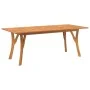 Solid acacia wood garden table 200x90x75 cm by vidaXL, Garden tables - Ref: Foro24-363309, Price: 291,76 €, Discount: %