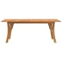 Mesa de jardín madera maciza de acacia 200x90x75 cm de vidaXL, Mesas de jardín - Ref: Foro24-363309, Precio: 291,76 €, Descue...
