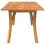 Solid acacia wood garden table 200x90x75 cm by vidaXL, Garden tables - Ref: Foro24-363309, Price: 291,76 €, Discount: %