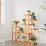 Blumenständer aus massivem Tannenholz, 110 x 25 x 111 cm von vidaXL, Topfständer - Ref: Foro24-362868, Preis: 34,01 €, Rabatt: %