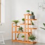 Blumenständer aus massivem Tannenholz, 110 x 25 x 111 cm von vidaXL, Topfständer - Ref: Foro24-362868, Preis: 34,29 €, Rabatt: %