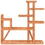 Soporte para flores de madera maciza abeto 110x25x111 cm de vidaXL, Soportes para macetas - Ref: Foro24-362868, Precio: 34,61...