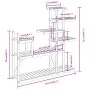 Blumenständer aus massivem Tannenholz, 110 x 25 x 111 cm von vidaXL, Topfständer - Ref: Foro24-362868, Preis: 34,01 €, Rabatt: %