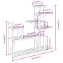Soporte para flores de madera maciza abeto 110x25x111 cm de vidaXL, Soportes para macetas - Ref: Foro24-362868, Precio: 34,61...