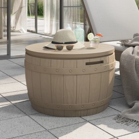 Garden storage box 3 in 1 light brown polypropylene by vidaXL, Outdoor storage boxes - Ref: Foro24-364162, Price: 150,94 €, D...
