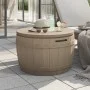 Garten-Aufbewahrungsbox 3 in 1 hellbraunes Polypropylen von vidaXL, Aufbewahrungsboxen für den Außenbereich - Ref: Foro24-364...