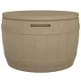 Garten-Aufbewahrungsbox 3 in 1 hellbraunes Polypropylen von vidaXL, Aufbewahrungsboxen für den Außenbereich - Ref: Foro24-364...