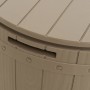Garden storage box 3 in 1 light brown polypropylene by vidaXL, Outdoor storage boxes - Ref: Foro24-364162, Price: 150,94 €, D...