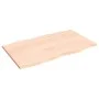 Solid oak wood table top with natural edge 100x60x2 cm by vidaXL, Table tops - Ref: Foro24-363887, Price: 78,18 €, Discount: %