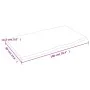 Tischplatte aus massiver Eiche mit natürlicher Kante 100x60x2 cm von vidaXL, Tischplatten - Ref: Foro24-363887, Preis: 79,53 ...