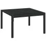 Garden center table, black steel, 60x60x35 cm by vidaXL, Modular outdoor sofas - Ref: Foro24-362726, Price: 52,67 €, Discount: %