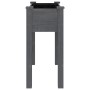 Jardinera con forro interior madera abeto gris 71x37x76 cm de vidaXL, Maceteros y jardineras - Ref: Foro24-364232, Precio: 54...