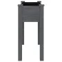 Planter with gray fir wood interior lining 71x37x76 cm by vidaXL, Pots and planters - Ref: Foro24-364232, Price: 54,29 €, Dis...