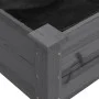 Planter with solid gray fir wood lining 161x45x76 cm by vidaXL, Pots and planters - Ref: Foro24-364238, Price: 95,49 €, Disco...