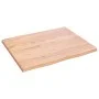 Tischplatte aus behandeltem Eichenholz mit Naturkante 60x50x2 cm von vidaXL, Tischplatten - Ref: Foro24-363932, Preis: 53,43 ...