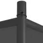Steel and anthracite gray fabric gazebo 3x3 m 180 g/m² by vidaXL, Tents and gazebos - Ref: Foro24-362462, Price: 195,14 €, Di...
