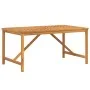 Mesa de comedor de jardín madera maciza de acacia 150x90x74 cm de vidaXL, Mesas de jardín - Ref: Foro24-362241, Precio: 197,1...