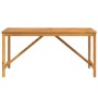 Garten-Esstisch aus massivem Akazienholz 150x90x74 cm von vidaXL, Gartentische - Ref: Foro24-362241, Preis: 200,75 €, Rabatt: %