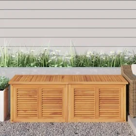 Garden storage box with solid teak bag 150x50x53 cm by vidaXL, Outdoor storage boxes - Ref: Foro24-363272, Price: 377,27 €, D...