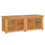 Garden storage box with solid teak bag 150x50x53 cm by vidaXL, Outdoor storage boxes - Ref: Foro24-363272, Price: 392,85 €, D...
