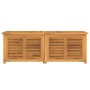 Garden storage box with solid teak bag 150x50x53 cm by vidaXL, Outdoor storage boxes - Ref: Foro24-363272, Price: 392,85 €, D...