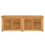 Garden storage box with solid teak bag 150x50x53 cm by vidaXL, Outdoor storage boxes - Ref: Foro24-363272, Price: 377,27 €, D...