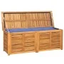 Garden storage box with solid teak bag 150x50x53 cm by vidaXL, Outdoor storage boxes - Ref: Foro24-363272, Price: 377,27 €, D...