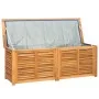 Garden storage box with solid teak bag 150x50x53 cm by vidaXL, Outdoor storage boxes - Ref: Foro24-363272, Price: 377,27 €, D...