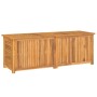 Garden storage box with solid teak bag 150x50x53 cm by vidaXL, Outdoor storage boxes - Ref: Foro24-363272, Price: 392,85 €, D...