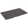Wandregal aus dunkelbraunem, behandeltem Eichenholz 80x50x2 cm von vidaXL, Regale und Regale - Ref: Foro24-363788, Preis: 64,...