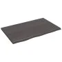Wandregal aus dunkelbraunem, behandeltem Eichenholz 80x50x2 cm von vidaXL, Regale und Regale - Ref: Foro24-363788, Preis: 63,...
