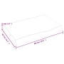 Wandregal aus hellbraun behandeltem Eichenholz, 60x40x(2-6) cm von vidaXL, Regale und Regale - Ref: Foro24-363649, Preis: 78,...