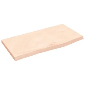 Untreated solid oak wood wall shelf 60x30x2 cm by vidaXL, Shelves and shelves - Ref: Foro24-363524, Price: 31,12 €, Discount: %