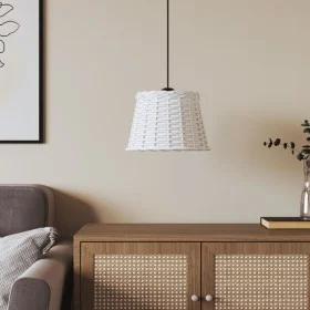 White wicker ceiling lampshade Ø25x17 cm by vidaXL, Lampshades - Ref: Foro24-364366, Price: 18,65 €, Discount: %
