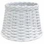 Pantalla para lámpara de techo mimbre blanco Ø25x17 cm de vidaXL, Pantallas para lámparas - Ref: Foro24-364366, Precio: 18,65...