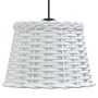 Weißer Deckenlampenschirm aus Weide Ø25x17 cm von vidaXL, Lampenschirme - Ref: Foro24-364366, Preis: 18,65 €, Rabatt: %