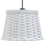 White wicker ceiling lampshade Ø25x17 cm by vidaXL, Lampshades - Ref: Foro24-364366, Price: 19,12 €, Discount: %
