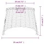 Weißer Deckenlampenschirm aus Weide Ø25x17 cm von vidaXL, Lampenschirme - Ref: Foro24-364366, Preis: 18,65 €, Rabatt: %