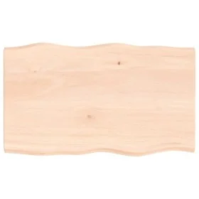 Solid wood table top natural edge 100x60x(2-4) cm by vidaXL, Table tops - Ref: Foro24-363888, Price: 91,72 €, Discount: %