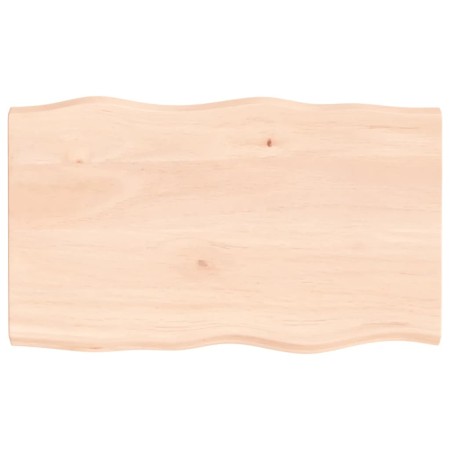 Tablero de mesa madera maciza borde natural 100x60x(2-4) cm de vidaXL, Tableros para mesas - Ref: Foro24-363888, Precio: 93,0...