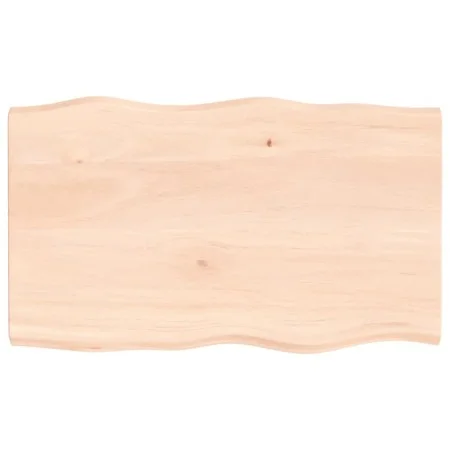 Tablero de mesa madera maciza borde natural 100x60x(2-4) cm de vidaXL, Tableros para mesas - Ref: Foro24-363888, Precio: 91,6...