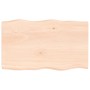 Tablero de mesa madera maciza borde natural 100x60x(2-4) cm de vidaXL, Tableros para mesas - Ref: Foro24-363888, Precio: 93,0...