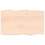 Tablero de mesa madera maciza borde natural 100x60x(2-4) cm de vidaXL, Tableros para mesas - Ref: Foro24-363888, Precio: 91,6...