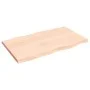 Solid wood table top natural edge 100x60x(2-4) cm by vidaXL, Table tops - Ref: Foro24-363888, Price: 91,72 €, Discount: %