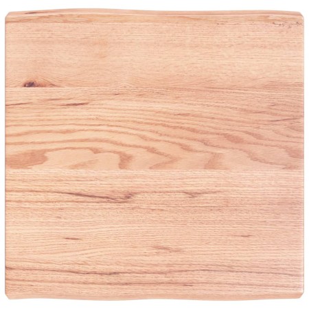 Treated wood table top with natural brown edge, 60x60x(2-6) cm by vidaXL, Table tops - Ref: Foro24-363937, Price: 49,44 €, Di...