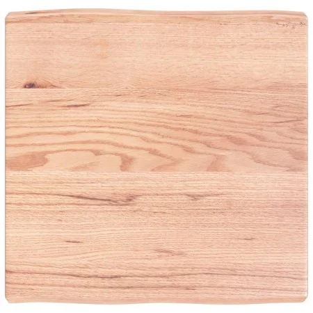 Treated wood table top with natural brown edge, 60x60x(2-6) cm by vidaXL, Table tops - Ref: Foro24-363937, Price: 49,01 €, Di...