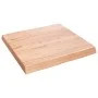 Tischplatte aus behandeltem Holz naturbraune Kante 60x60x(2-6) cm von vidaXL, Tischplatten - Ref: Foro24-363937, Preis: 49,44...